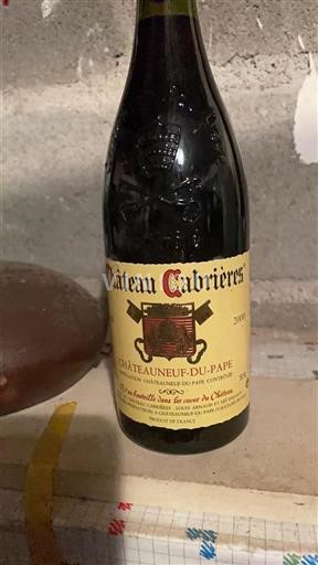Rhônevallei Châteauneuf-du-Pape Château Cabrieres 2000