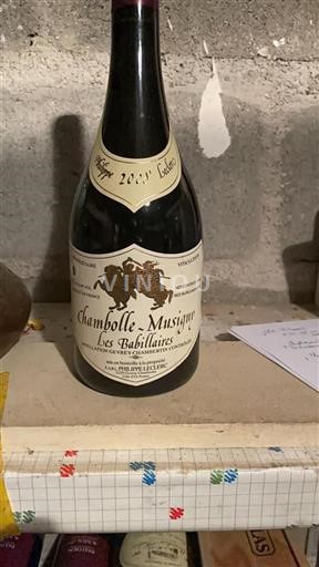 Borgonha Chambolle-Musigny Earl Philippe Leclerc Les Babillaires 2008
