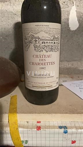 Bordeaux Château Des Charmettes 1992