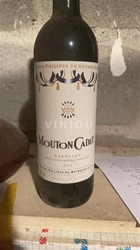 Bordeaux Baron Philippe De Rothschild Mouton Cadet 1997