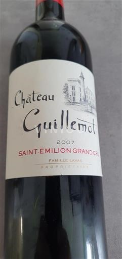 Bordeaux Saint-Émilion Grand Cru Château Guillemot 2007