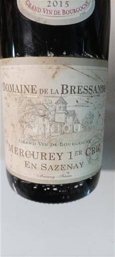 Bourgogne Ospecificerad Premier Cru Domaine La Bressande En Sazenay 2015