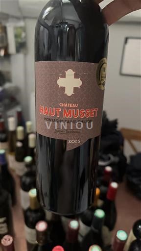 Bordeaux Montagne-saint-émilion Château Hautmusset 2015
