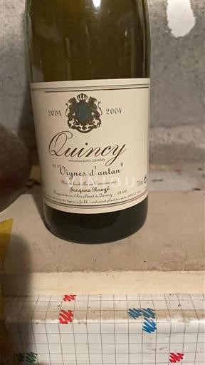 Valle del Loira Quincy Jacques Rouzé Vignes d'antan 2004