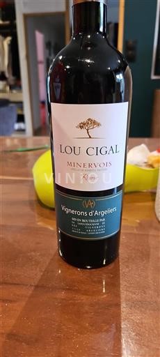 Languedoc Minervois Vignerons Argeliers Lou Cigal Réserve 2020