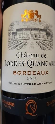 Bordeaux Château Bordesquancard 2016