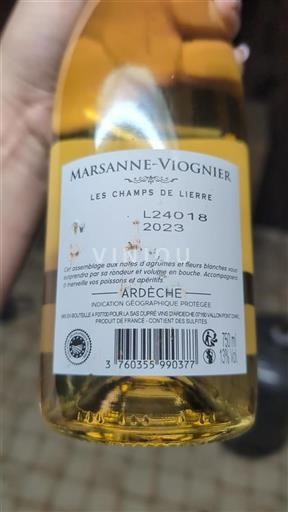 Alpes y Países Ródano Ardèche Domaine Dupéré Vins Ardèche Les Champs de Lierre 2023