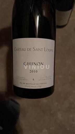 Loire Valley Chinon Château Saint Louans 2010