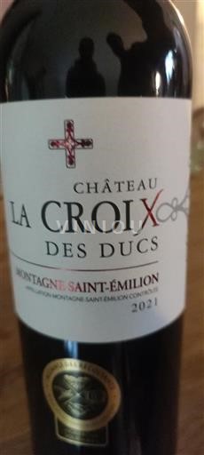 Bordeaux Montagne-saint-émilion Château La Croix Des Ducs 2021
