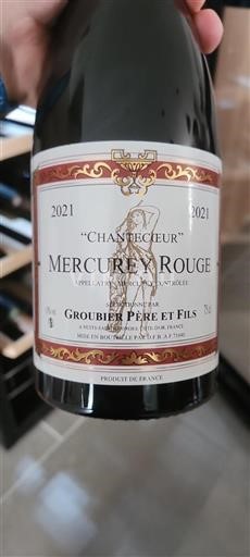 Borgogna Mercurey Groubier Père Et Fils Chanteceur 2021