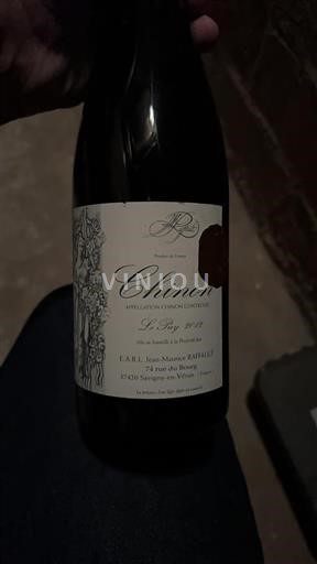 Loire Valley Chinon Jeanmaurice Raffault Le Puy 2012