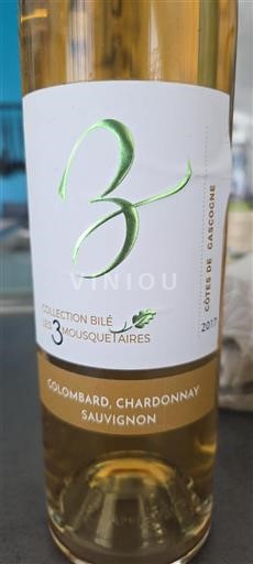 Sydväst Côtes de Gascogne Les 3 Mousquetaires Collection Bilé 2017