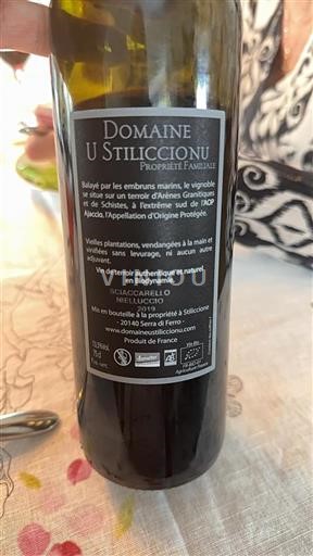 Corsica Ajaccio Domaine U Stiliccionu 2019
