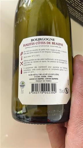 Bourgogne Hautes Côtes de Beaune Cave Des Hautescôtes 2023