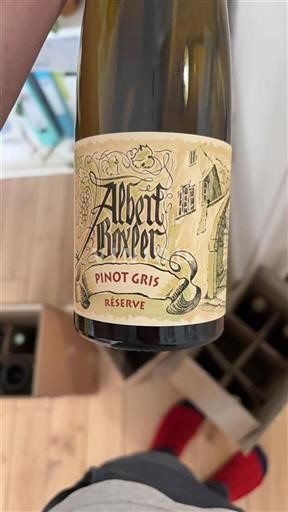Alsácia Pinot gris Albert Boxler Réserve 2022