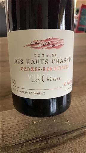 Vale do Ródano Crozes-Hermitage Domaine Des Hauts Châssis Les Châssis 2020