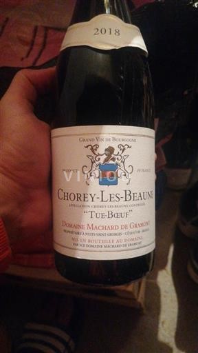 Bourgondië Chorey-lès-Beaune Domaine Machard De Gramont Tue-Bœuf 2018