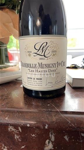 Bourgogne Ospecificerad Premier Cru Lucien Le Moine Les Hauts Doix 2015