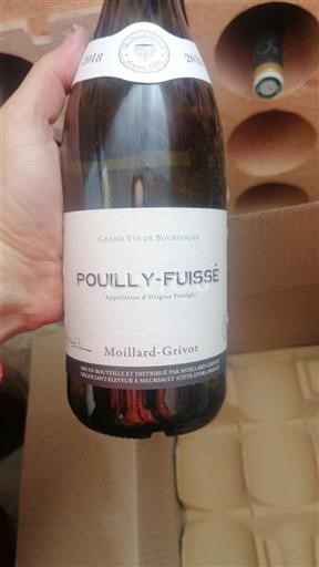 Burgund Pouilly-fuissé Moillardgrivot 2018
