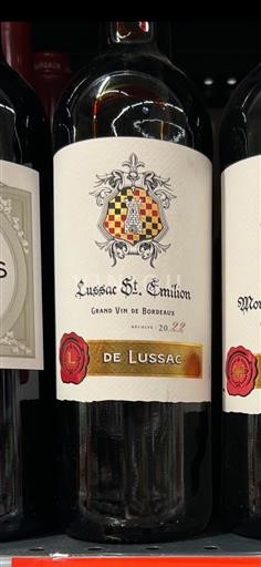 Bordeaux Lussac-saint-émilion Lussac 2022