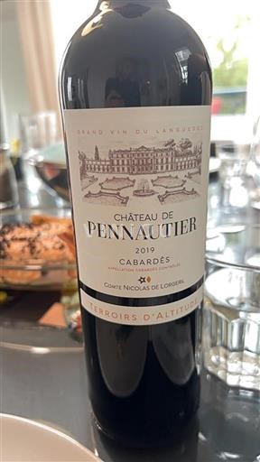 Languedoc Cabardès Château Pennautier Terroirs d'Altitude 2019