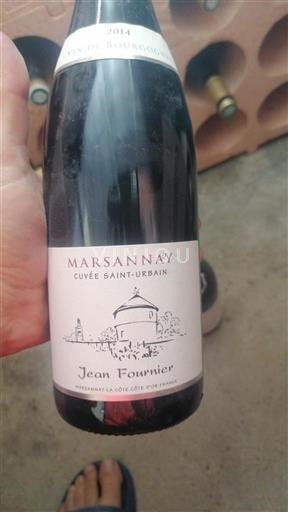 Bourgogne Marsannay Domaine Jean Fournier Saint-Urbain 2014
