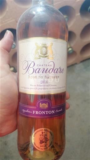 Südwestfrankreich Fronton Château Baudare Rosé de Saignée 2014