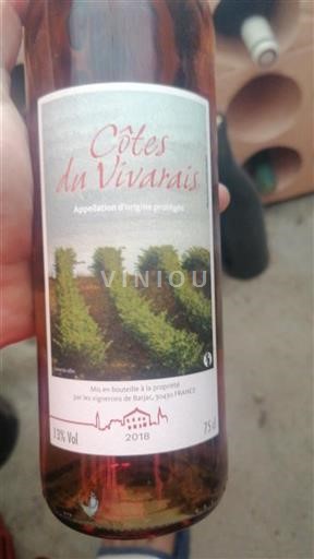Vallée du Rhône Côtes-du-vivarais Vignerons De Barjac 2018