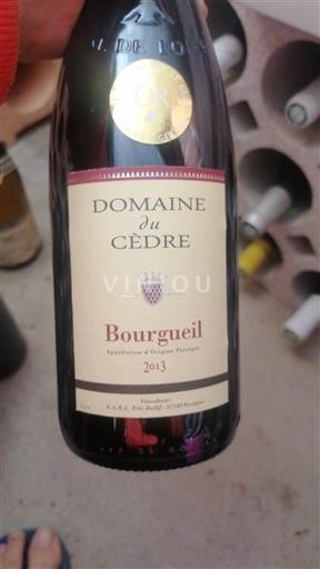 Vallée de la Loire Bourgueil Domaine Cèdre 2013