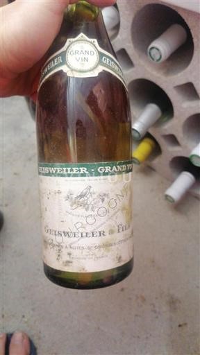 Bourgogne Ospecificerad Grand Cru Geisweiler & Fils Grand Vin 1982