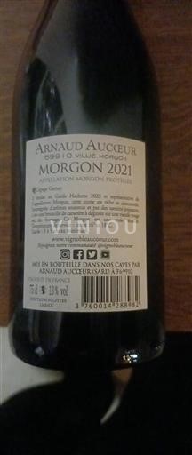 Beaujolais Morgon Arnaud Aucoeur 2021