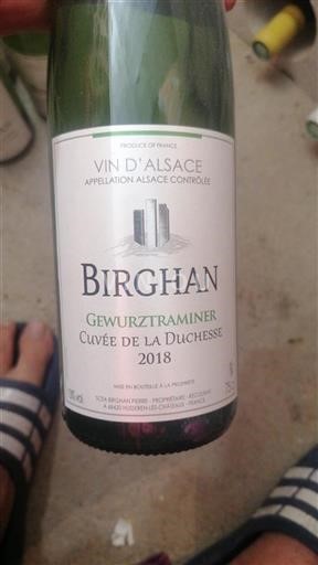 Alsace Birghan de la Duchesse 2018