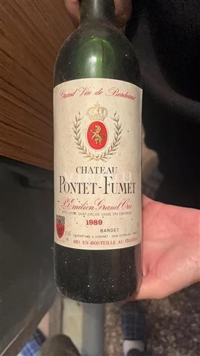 Bordeaux Saint-Émilion Grand Cru Château Pontetfumet 1989