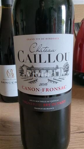 Bordeaux Canon-Fronsac Château Caillou 2016