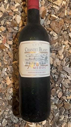 Bordeaux Médoc Château Chantet Blanet 1997