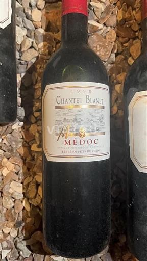 Bordeaux Médoc Château Chantet Blanet 1998