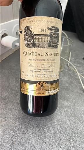 Bordeaux Not Specified Château Seguin 1999
