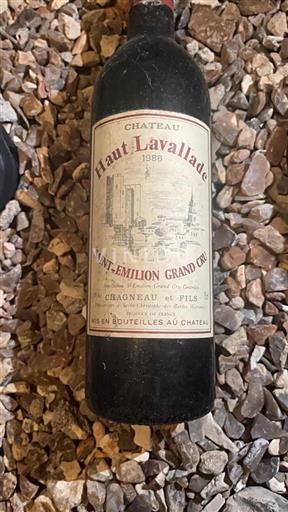 Bordeaux Saint-Émilion Grand Cru Grand Cru Château Haut Lavallade 1986