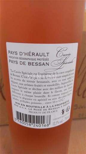 Languedoc et Roussillon Bessan Scv Le Rosé De Bessan Spéciale 2023