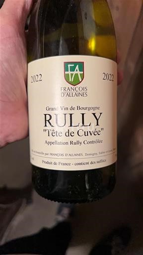 Burgundy Rully François Allaines Tête de 2022