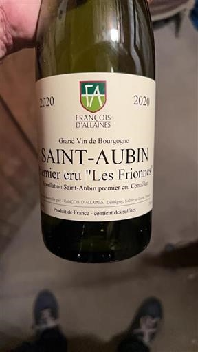 Burgundy Saint-Aubin Premier Cru François Allaines Les Frionnes 2020