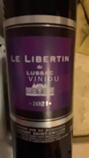 Bordeaux Lussac-Saint-Émilion Le Libertin 2021