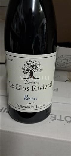 Languedoc Terrasses-du-Larzac Le Clos Rivieral Réserve 2022