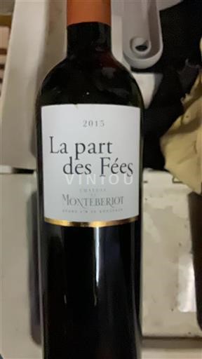 Bordeaux Château Monteberiot La part des Fées 2015