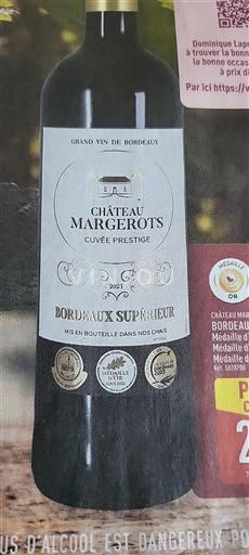Bordeaux Bordeaux superiore Château Margerots Prestige 2021