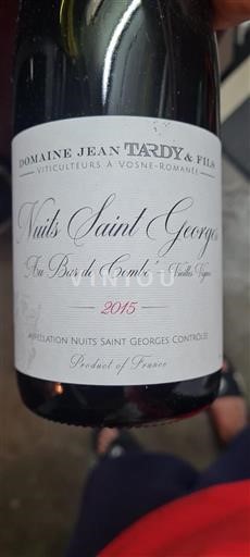 Bourgogne Nuits-Saint-Georges Domaine Jean Tardy & Fils Au Bas de Combe - Vieilles Vignes 2015