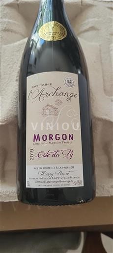 Beaujolais Morgon Domaine L’archange Côte du Py 2019