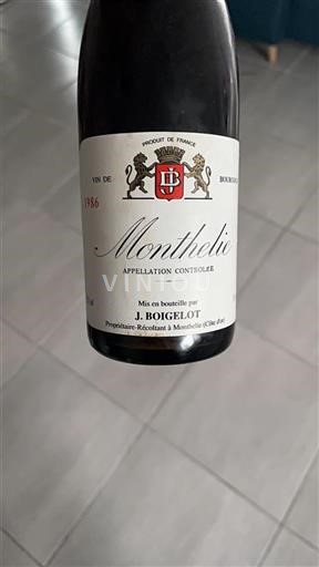 Burgundy Monthélie J. Boigelot 1986