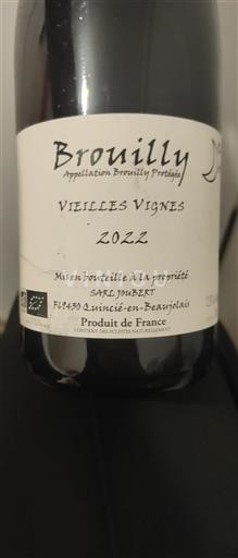 Beaujolais Brouilly Sarl Joubert Vieilles Vignes 2022