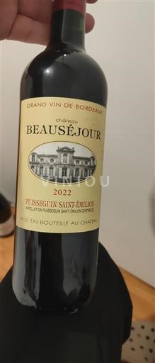 Bordeaux Puisseguin-Saint-Émilion Château Beauséjour 2022